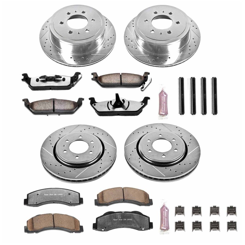 Powerstop K3166-36 Dust-Free Braking Performance Z36 Tow & Truck for 10-11 F-150