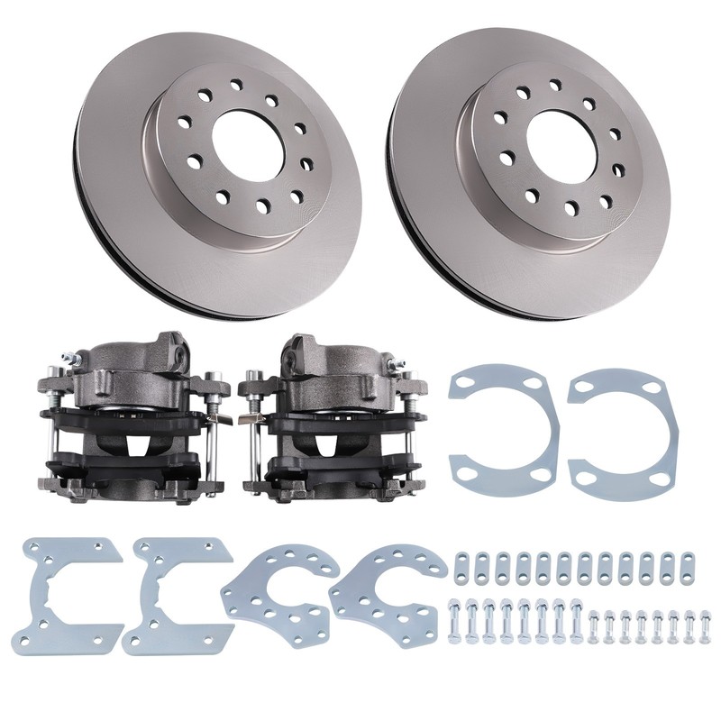 Rear end Bolt-On Rear Disc Brake Kit for Old&New style big bearing 9″ Ford axle