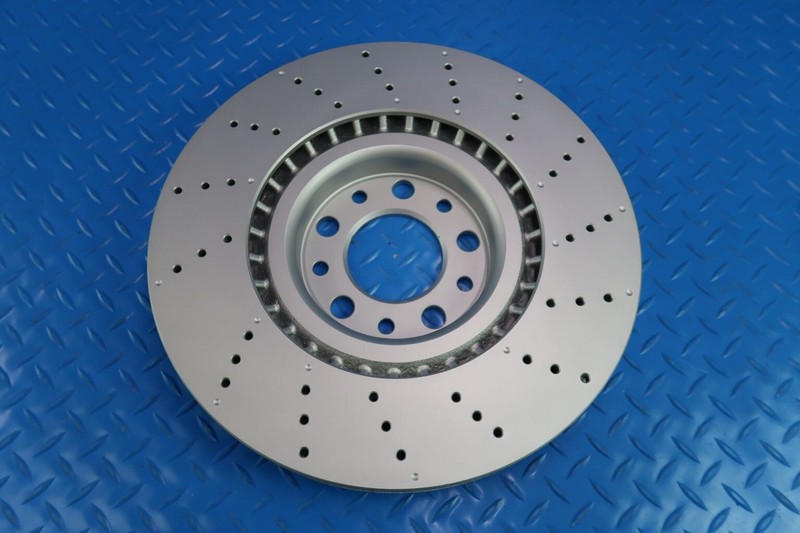 Alfa Romeo Giulia front rear brake pads & drilled rotors TopEuro #11327 gallery