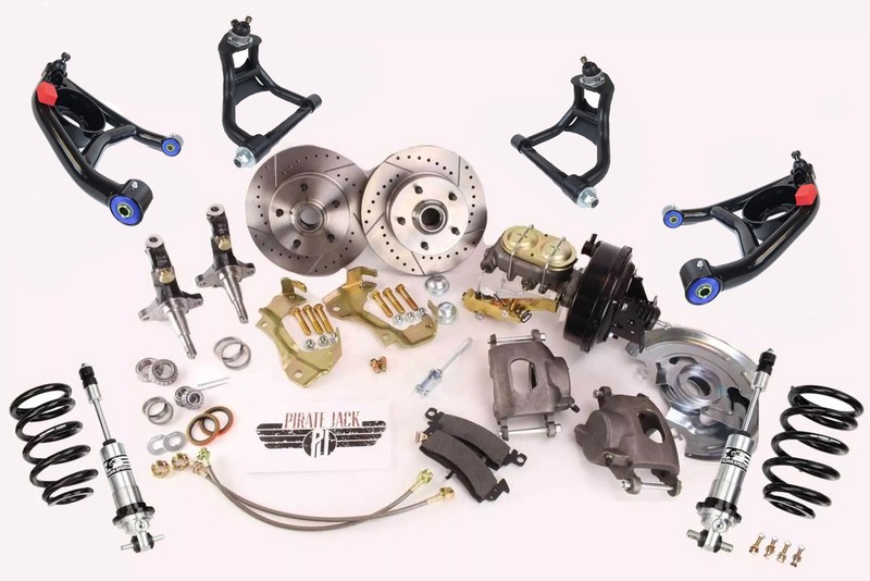 1968-72 Chevelle Front Disc Brake Kit Control Arms Aldan American Coil Overs SB