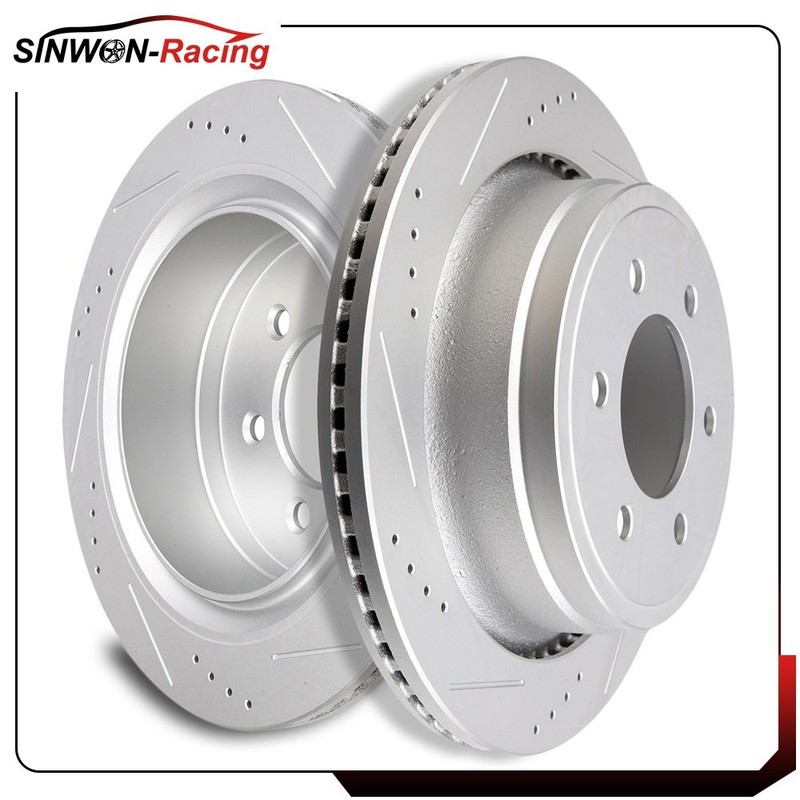 For 2006-2008 Lincoln Mark L Ford F150 Expedition Rear 350 mm Brake Disc Rotors