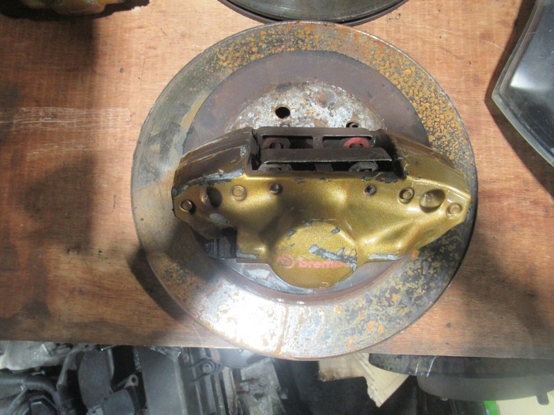 Subaru Wrx Sti Brembo Brakes Calipers Disc Pads 5×100 V7 Rear Only