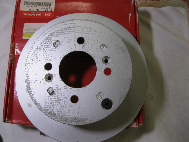Genuine KIA OEM 584111C800 Rear Disc Brake Rotor For 2005-2011 Kia Rio