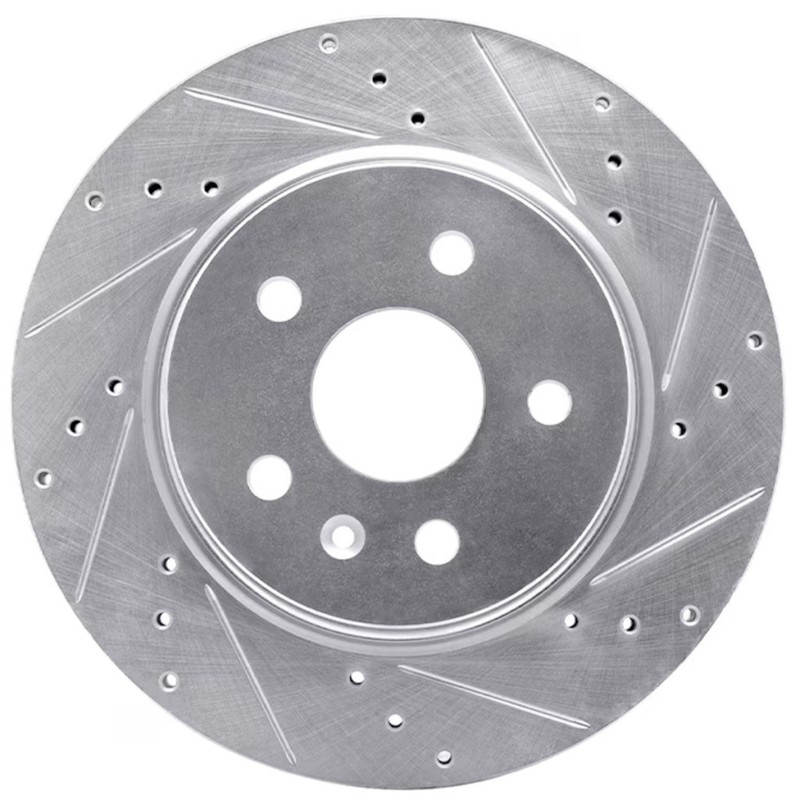 For Buick Allure 2010 Rotor Set | Silver | Drilled And Slotted Rotor Style gallery