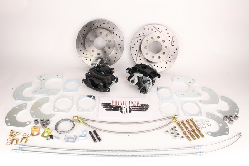 Ford 9″ Rear Disc Brake High Performance Powder Coated Black Calipers