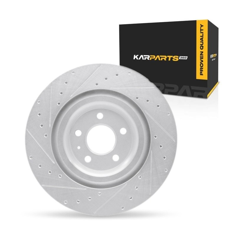 For Audi S7 2020 Disc Brake Rotor | Silver | 28 mm. / 1.10 in. Nominal Thickness