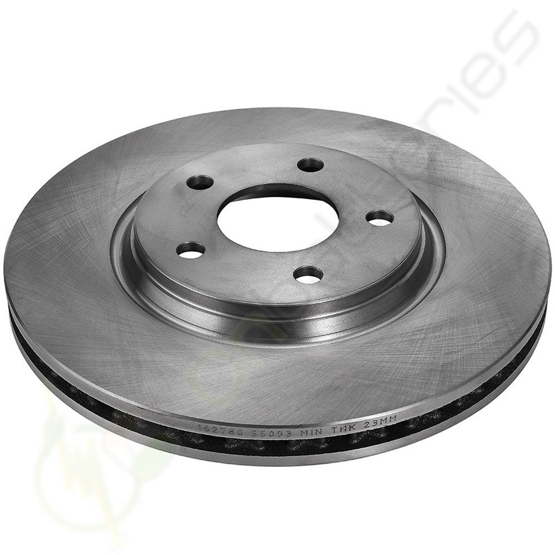 Front Rear Solid Brake Rotors Fits 2008-2011 Chevrolet Malibu 2.4L gallery