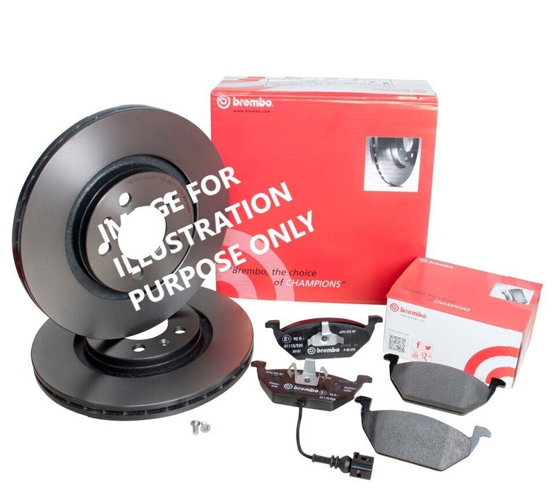 FOR PEUGEOT Boxer 2.8 HDi 230 BREMBO FRONT BRAKE DISCS 280MM&BRAKE PAD SET