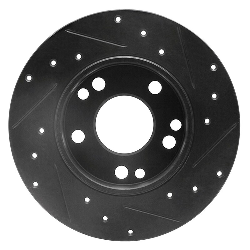 For Mercedes-Benz 190D 84-89 Brake Rotor eLINE Drilled & Slotted 1-Piece Front gallery