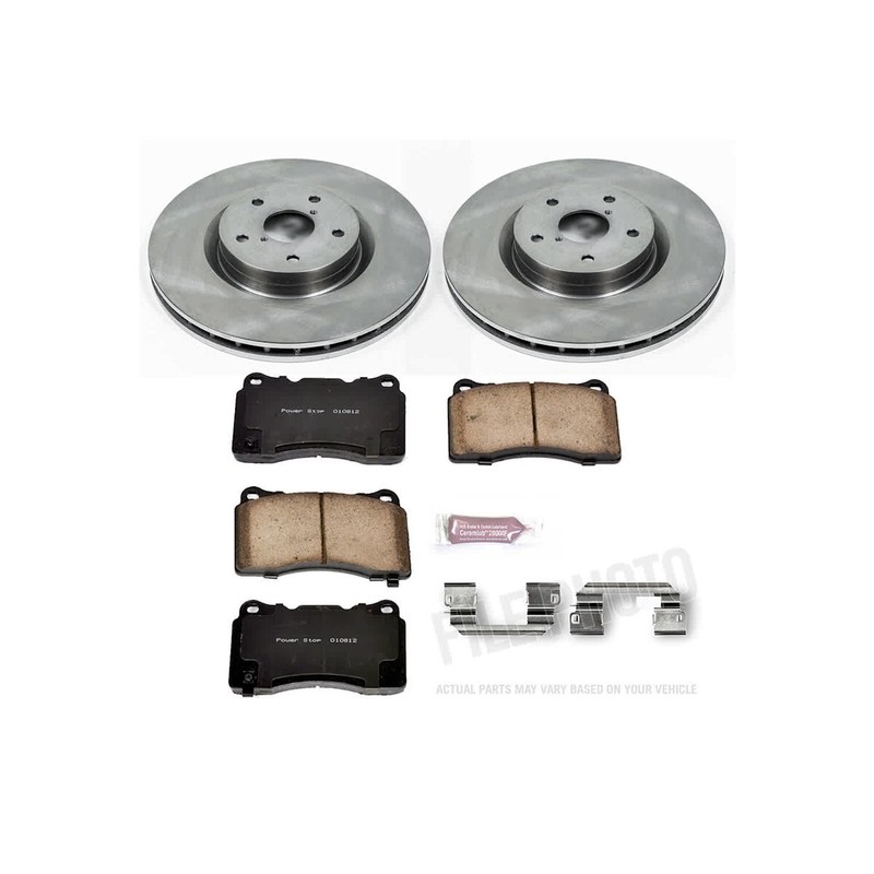 KOE2896 Powerstop 4-Wheel Set Brake Disc and Pad Kits Front & Rear for Impreza gallery