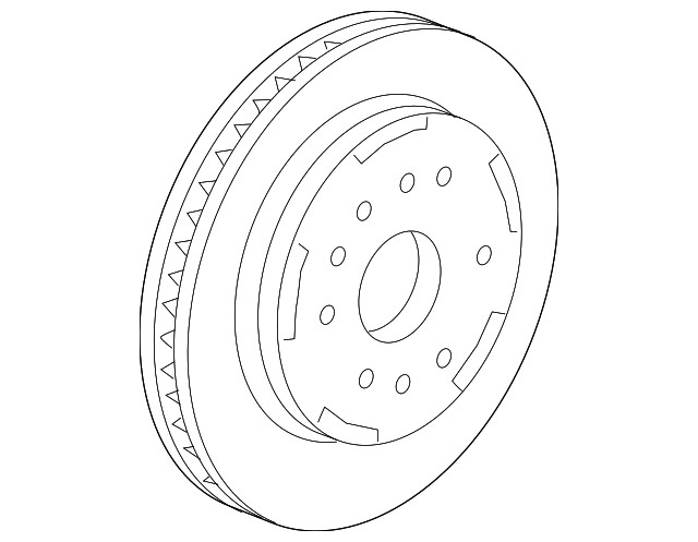 Genuine GM Rotor 13539733 gallery