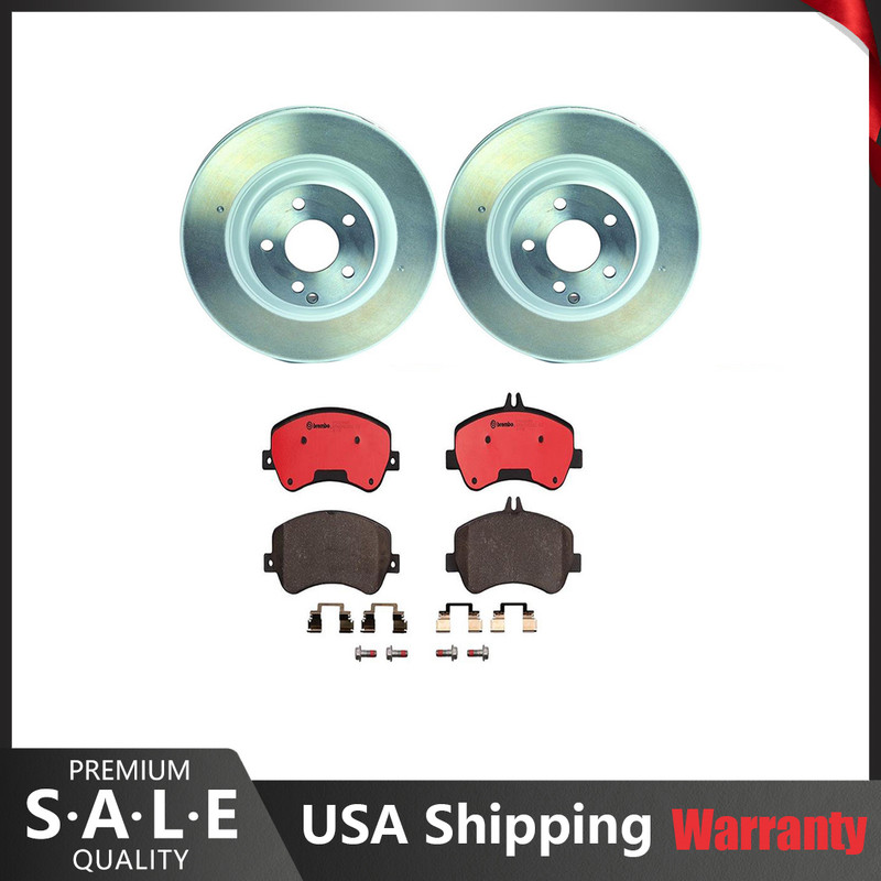 Brembo Front Brake Kit 330mm Disc Rotors Ceramic Pads For MB X204 GLK250 GLK350