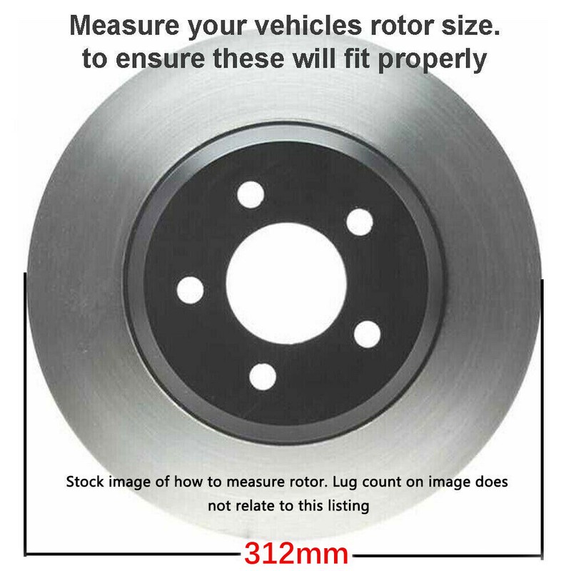 312mm Front Brake Rotors + Ceramic Pads for 2010 - 2013 BMW 328Xi 328i xDrive gallery