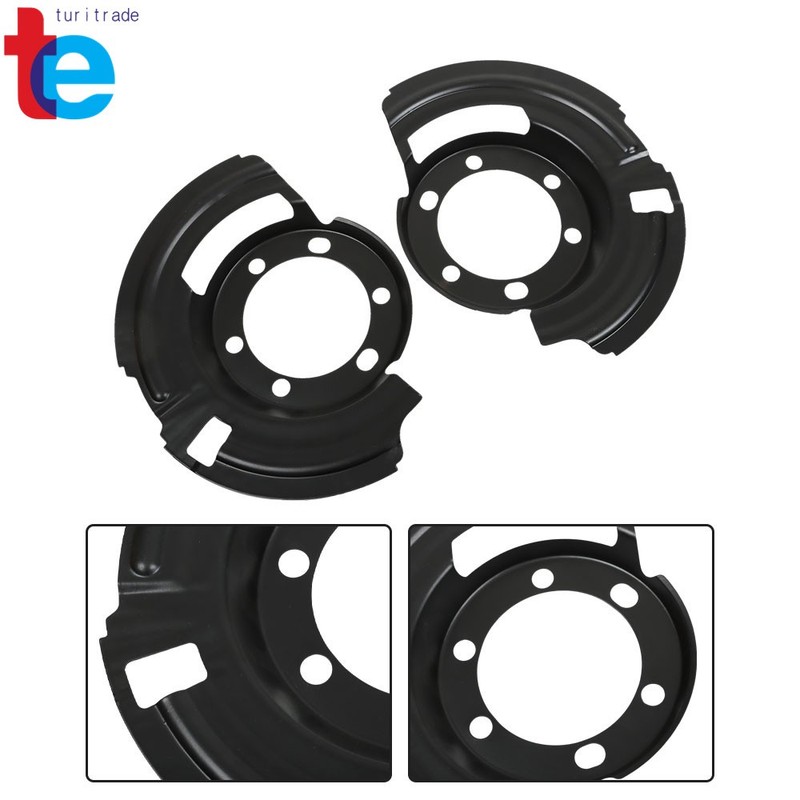 Brake Dust Shields Pair Front Driver & Passenger Side 52005477/52005476 For Jeep gallery