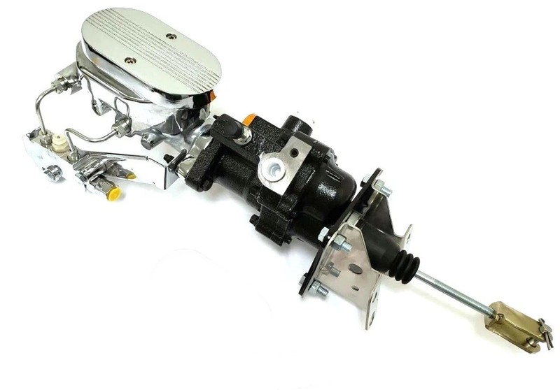 1970 1979 Camaro BLACK Hydro Boost Power Brake Booster Milled Master Disc Drum