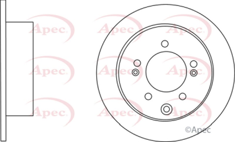 Fits Kia Soul 2009-2014 1.6 CRDi Baxter Rear 1x Brake Disc 584112K300 gallery
