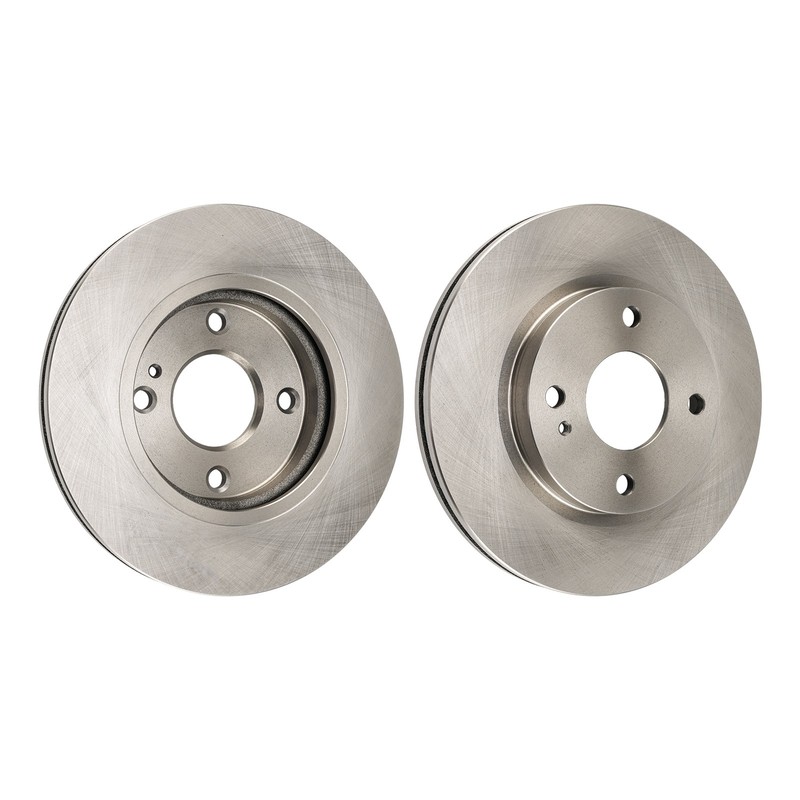 2 Front Disc Brake Rotors for Fiesta Ford 2011 2012 2013 2014-2015 gallery