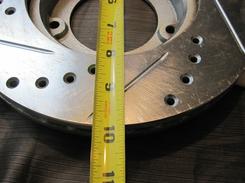 Brand new Pair of 9.75" Brake Rotors 5 Lug - Chrome - #3120 gallery