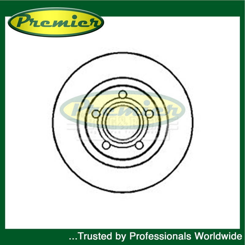 Premier Front Rear 1x Brake Disc Fits VW Passat 1996-2005 Audi A4 1997-2008