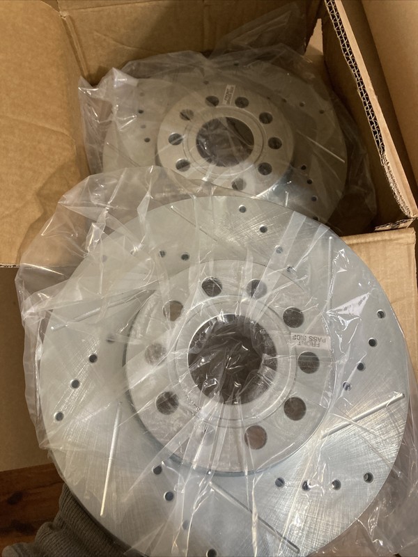 Powerstop EBR830XPR 2-Wheel Set Brake Discs Front for VW Sedan Volkswagen Jetta