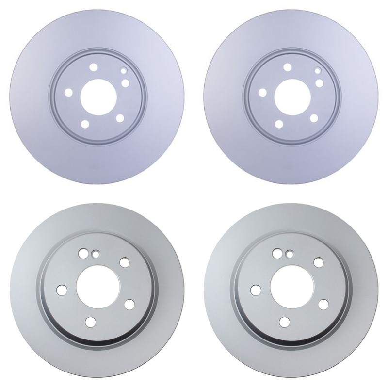 Hella Front 330mm Rear 300mm Brake Rotors Kit For W211 E500 4Matic Sedan Wagon