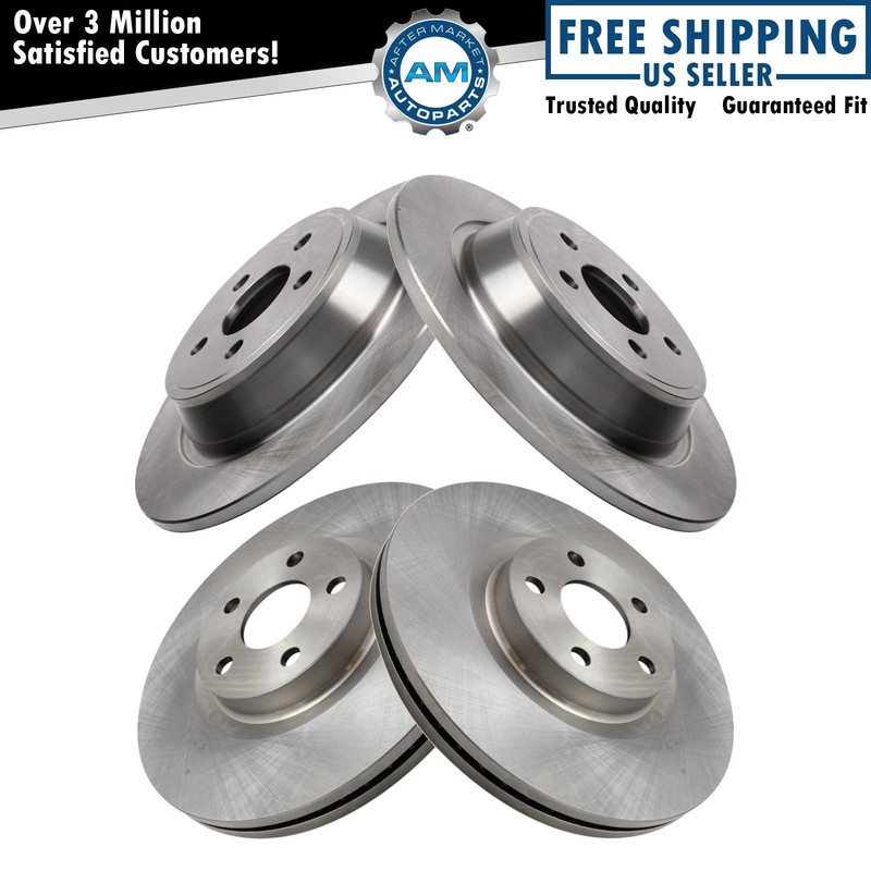 Brake Rotors Set Fits 2017-2020 Lincoln MKZ