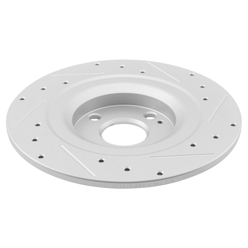 Performance Rear Brake Rotors Set Premium G-Coated Slotted Fits Fiat Mazda gallery