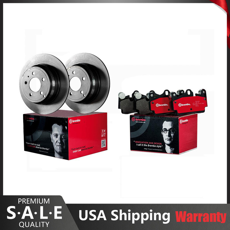 Brembo Front Brake Kit Ceramic Pad Set Disc Rotors For ES300h ES350 Camry Avalon