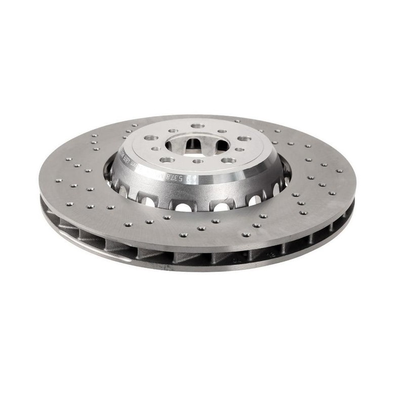 SHW Performance Front Left X-Drilled 395mm Disc Brake Rotor For BMW F95 F97 F98