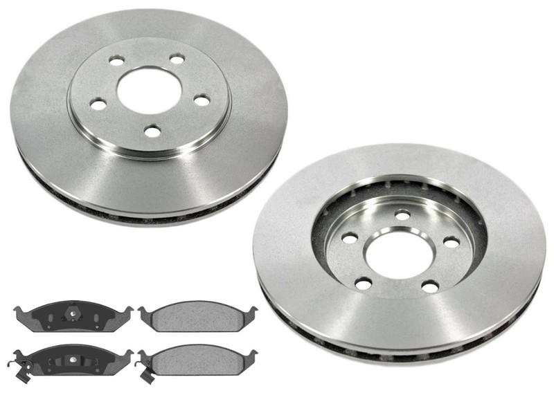 Front Brake Disc 11 1/8″ Inch Disc Brake Rotors & Pads for Breeze Stratus 95-00