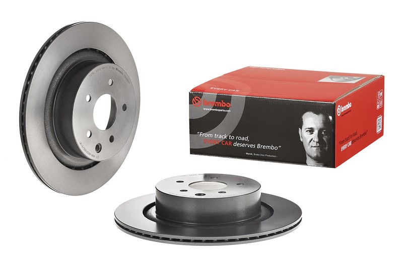 Brembo Rear Left or Right 330mm Coated Brake Disc Rotor for Infiniti G35 G37 Q60