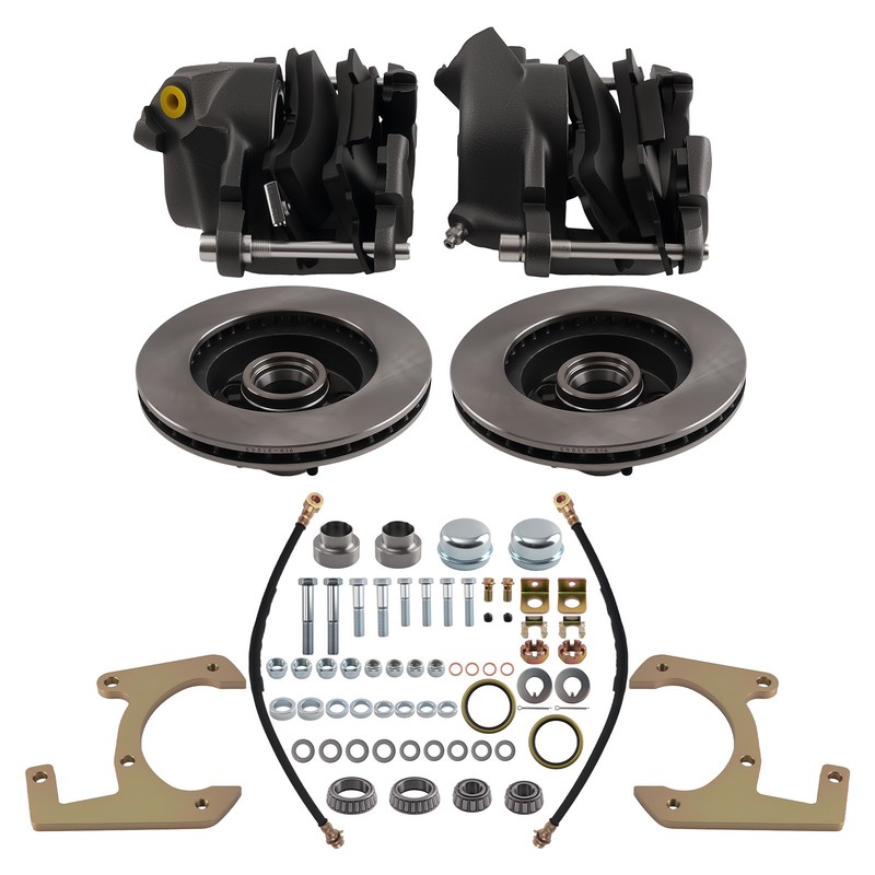 Front Brake Conversion Set for Chevy GMC Half-Ton Pickup 1947-1959 w/Calipers gallery