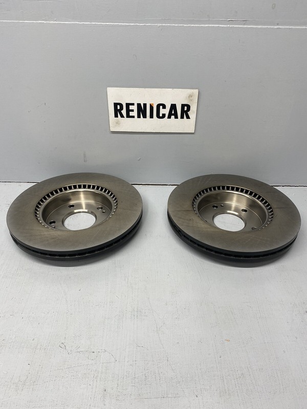 Hyundai I30 07-12 IX20 10- Plus Kia Front Brake Discs Pair 280mm Vented New OE gallery