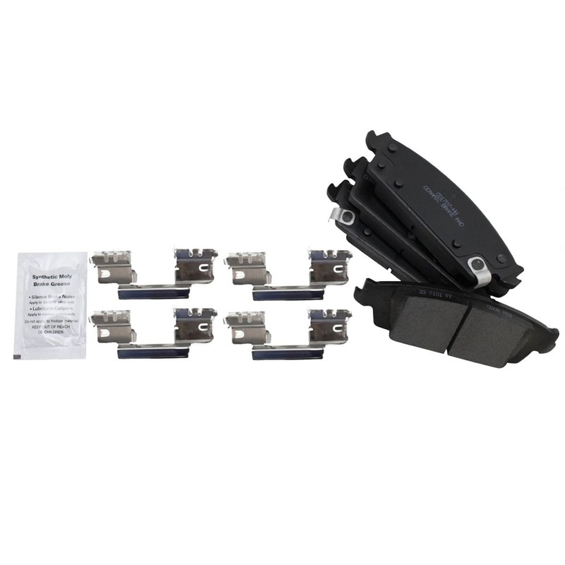 Front & Rear Ceramic Brake Pad & Rotor Kit for Chevy GMC Truck SUV gallery