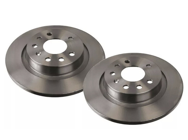 2 Abtex LPB Brake Discs Rear Solid Saab 9-3 9-3X Vauxhall Signum Vectra Mk II gallery