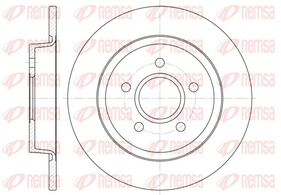 Remsa 6712.00 Brake Disc for Ford, Volvo gallery