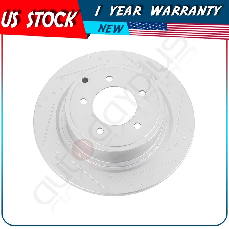 Rear Brake Discs Rotors Ceramic Pads Fits 2009-2017 Jeep Compass G3000 Casting gallery