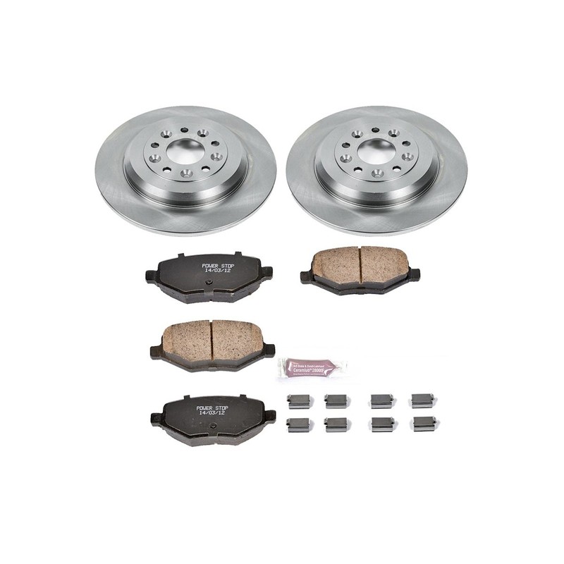 Powerstop 325mm Front 330mm Rear Brake Discs & Calipers & Pads Kit for 11-12 MKS gallery