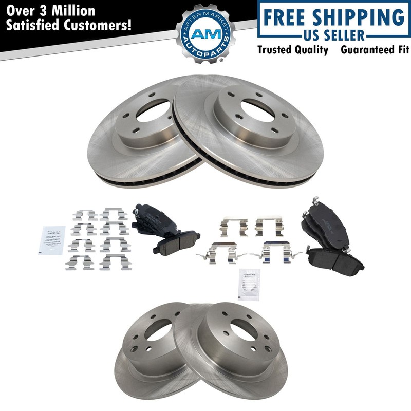 Front & Rear Premium Posi Ceramic Brake Pad & Rotor Kit for Altima