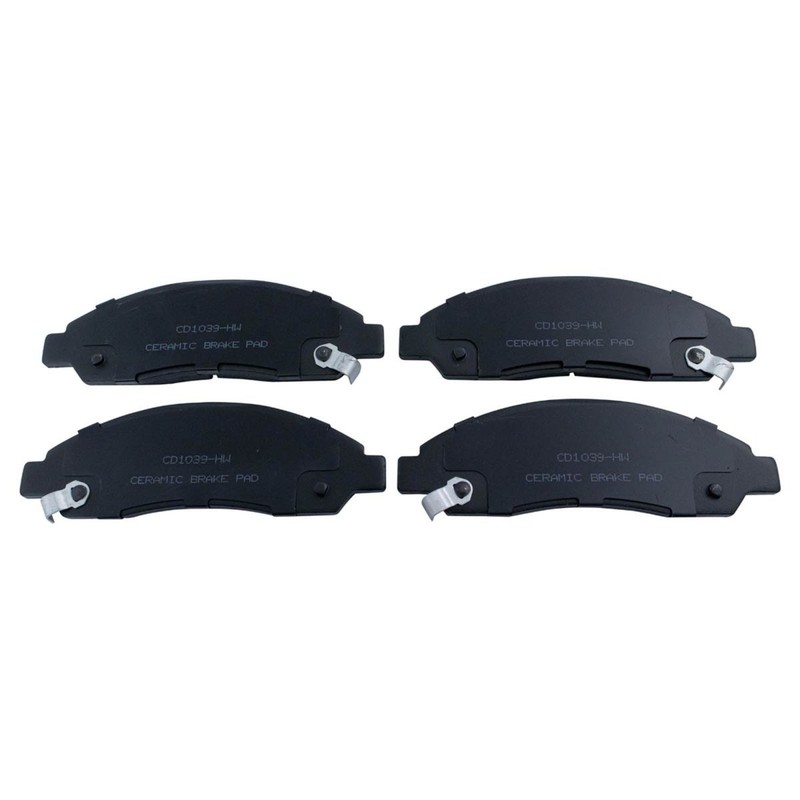 TRQ Front Brake Pad & Rotor Kit Premium G-Coated Ceramic For Chevrolet GMC Isuzu gallery