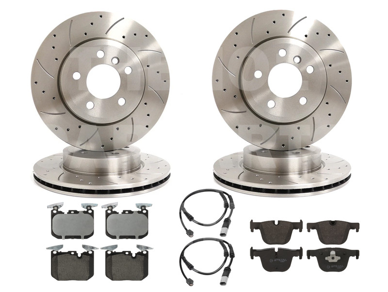 FRONT REAR BRAKE DISCS PADS FOR BMW 3 4 SERIES F30 F31 F32 F33 F33 F36 M SPORT