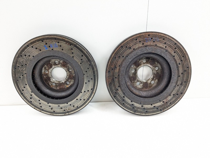 MERCEDES CL C216 BRAKE DISC FRONT LEFT & RIGHT SIDE PAIR X2 2012