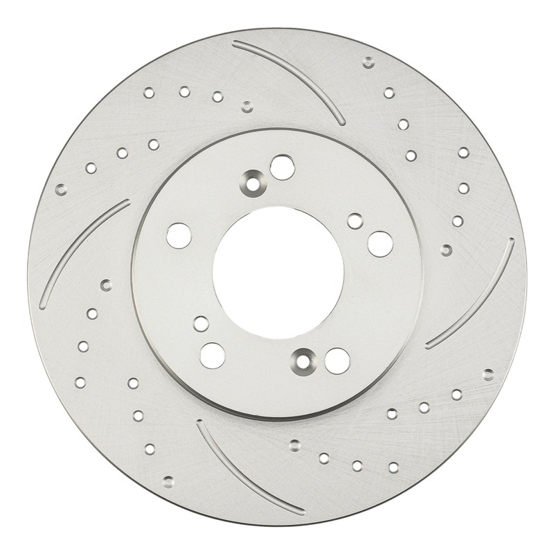 2x Front Drilled & Slotted Brake Rotors Fits 1997-2001 Honda CR-V Prelude 9177 gallery