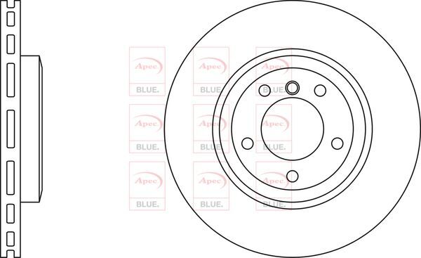 Brake Discs Pair Front FOR BMW Z4 E85 3.0 06->08 Petrol Blue gallery