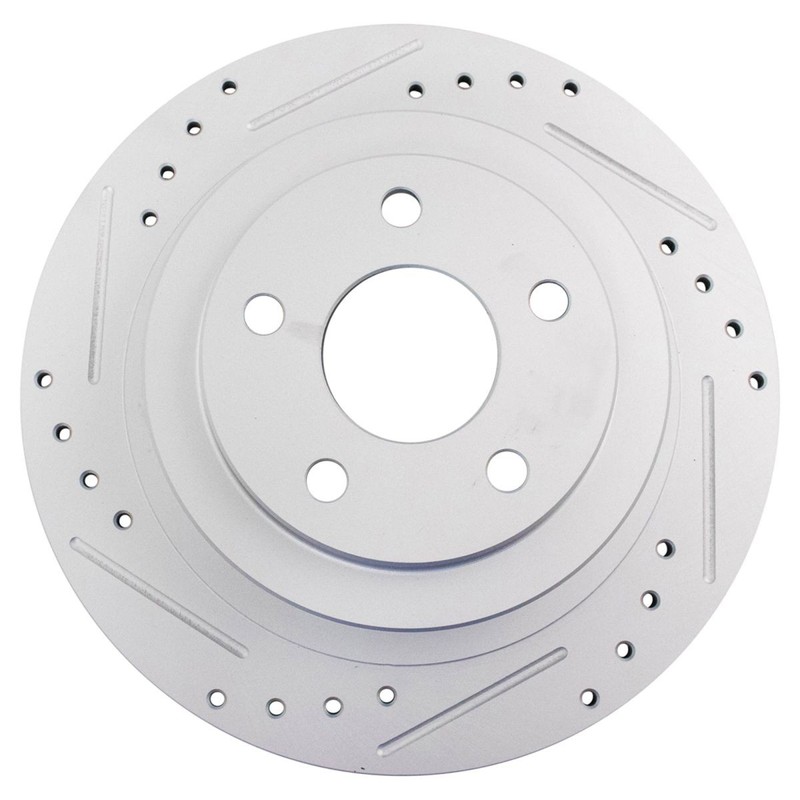 Drilled Brake Rotor Set Fits 2003-2006 Subaru Baja 2001-2004 Legacy Outback gallery
