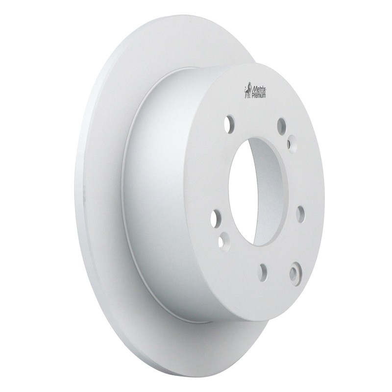 Metrix Premium Rear Coated Solid Disc Brake Rotor Fits Kia Soul, Kia Forte gallery
