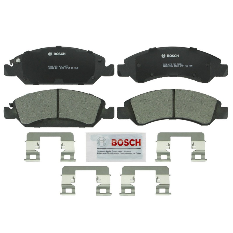Front Brake Kit 330mm Disc Rotors & Bosch Ceramic Pad Set For Cadillac Chevy GMC gallery