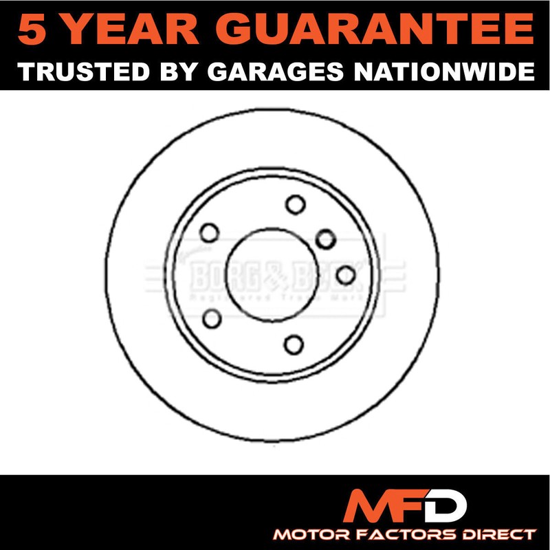 Fits Land Rover Discovery 1998-2004 2.5 TD5 3.9 MFD Front Brake Disc SDB000380