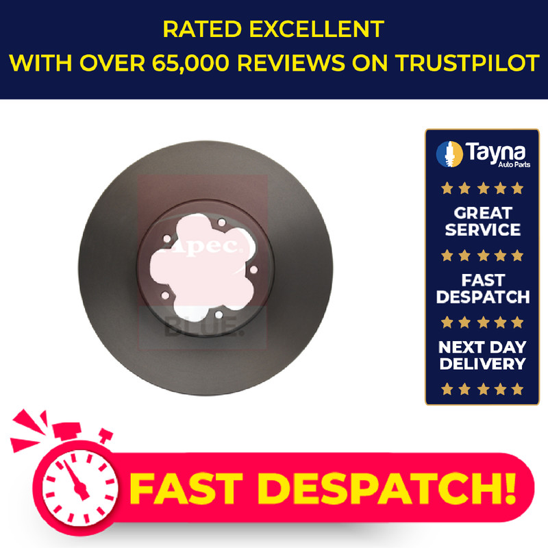 2x Brake Discs Pair Vented Front 300mm SDK6096 Apec Blue Set 1371393 1503287 New