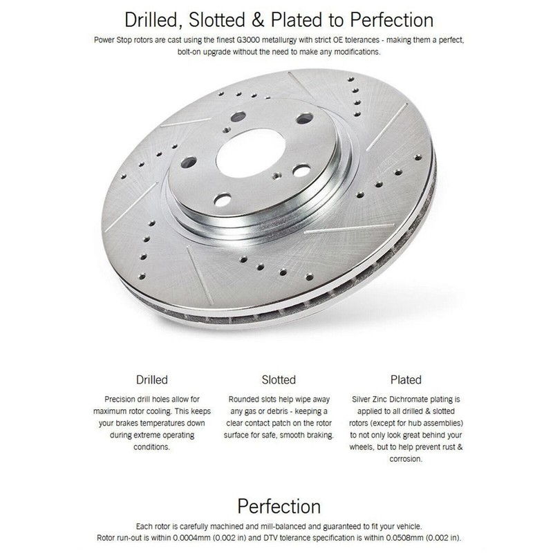 Powerstop K6355 Evolution Performance Z23 Vented Front Brake Kit for 13-19 Lexus gallery